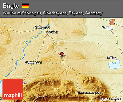 Physical 3D Map of Engle