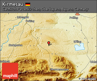 Physical 3D Map of Kirmesau