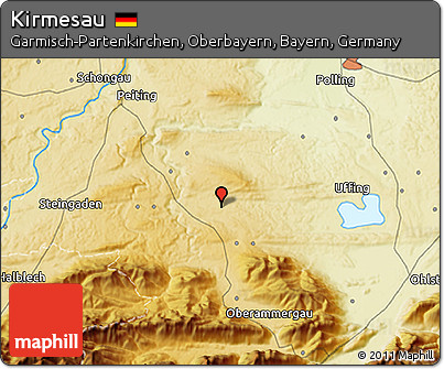 Physical 3D Map of Kirmesau