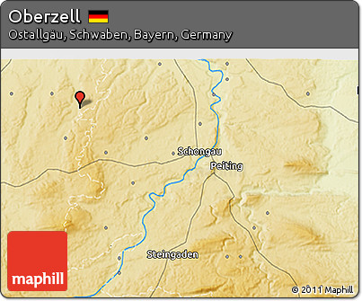 Physical 3D Map of Oberzell
