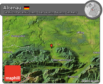 Satellite 3D Map of Altenau