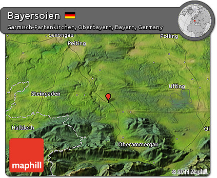 Satellite 3D Map of Bayersoien
