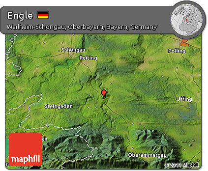 Satellite 3D Map of Engle