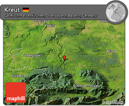 Satellite 3D Map of Kreut