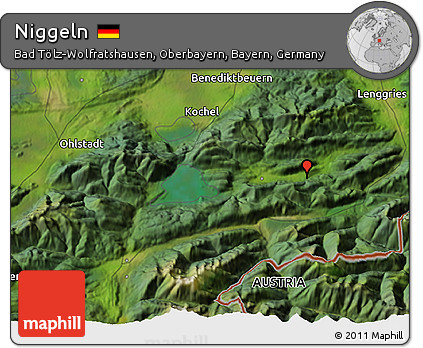 Satellite 3D Map of Niggeln
