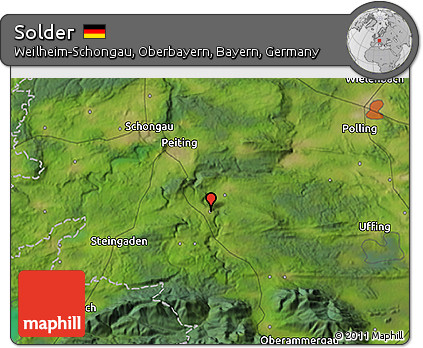 Satellite 3D Map of Solder