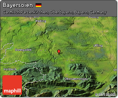 Satellite 3D Map of Bayersoien