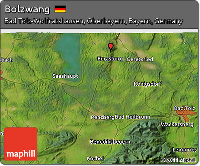 Satellite 3D Map of Bolzwang