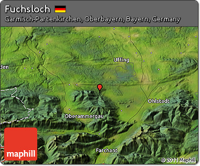 Satellite 3D Map of Fuchsloch