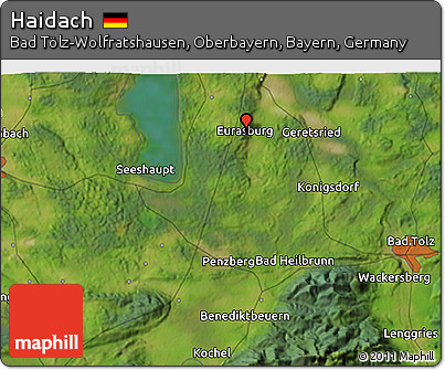 Satellite 3D Map of Haidach