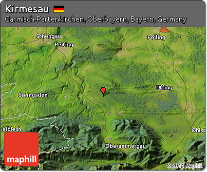Satellite 3D Map of Kirmesau
