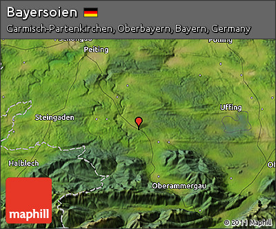 Satellite 3D Map of Bayersoien