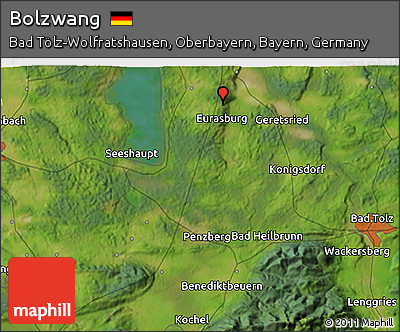 Satellite 3D Map of Bolzwang