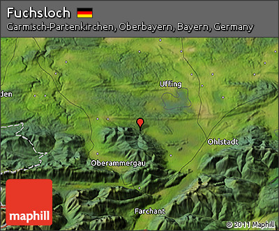 Satellite 3D Map of Fuchsloch