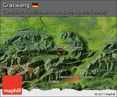 Satellite 3D Map of Graswang