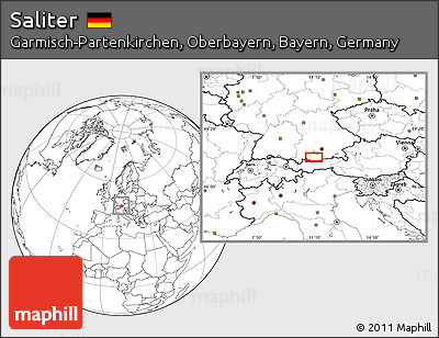 Blank Location Map of Saliter
