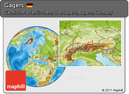Physical Location Map of Gagers