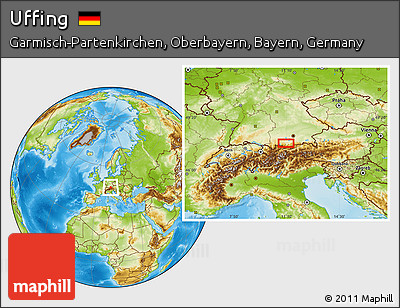 Physical Location Map of Uffing