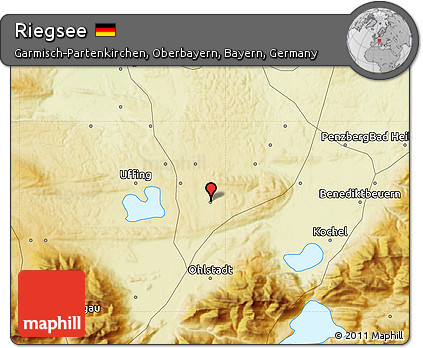 Physical Map of Riegsee