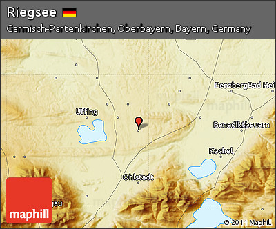 Physical Map of Riegsee