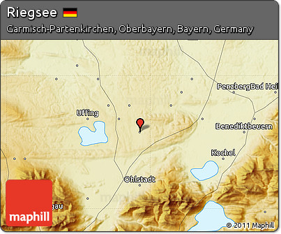 Physical Map of Riegsee