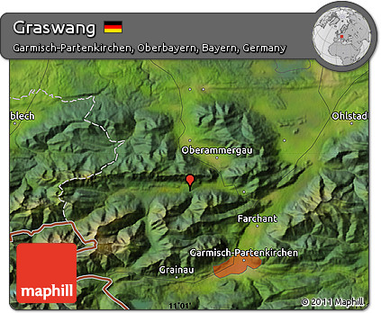 Satellite Map of Graswang