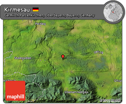 Satellite Map of Kirmesau