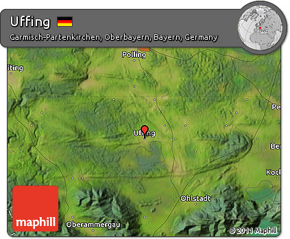Satellite Map of Uffing