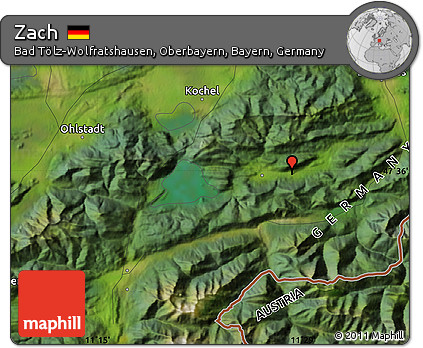 Satellite Map of Zach