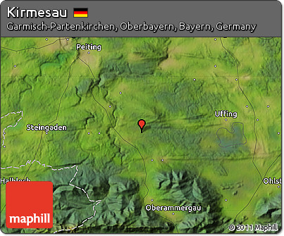 Satellite Map of Kirmesau