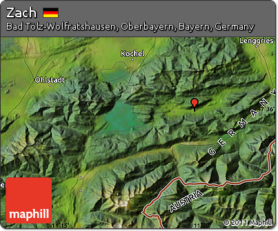 Satellite Map of Zach