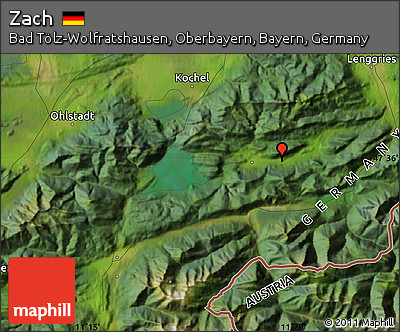 Satellite Map of Zach