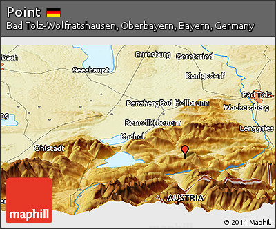 Physical Panoramic Map of Point