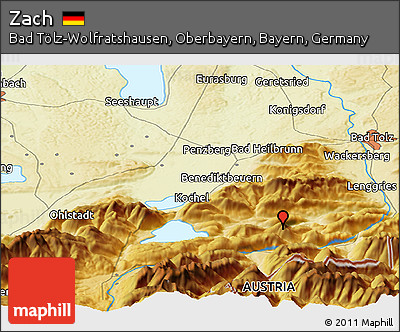 Physical Panoramic Map of Zach