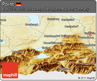 Physical Panoramic Map of Point