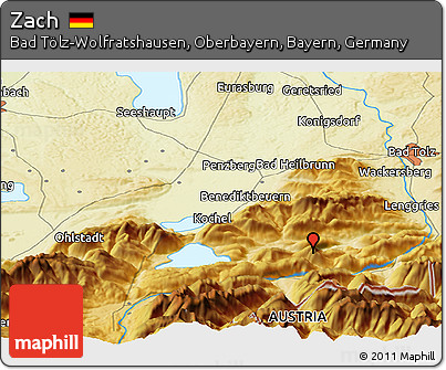 Physical Panoramic Map of Zach