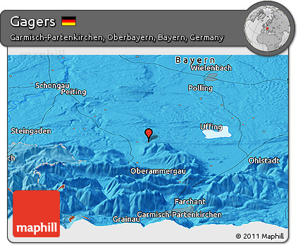 Political Panoramic Map of Gagers