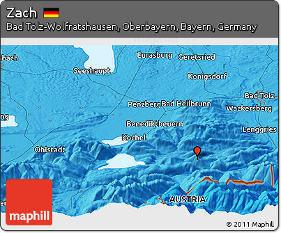 Political Panoramic Map of Zach