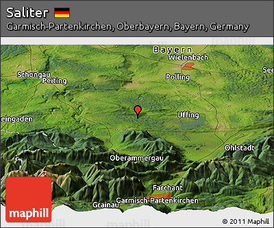Satellite Panoramic Map of Saliter