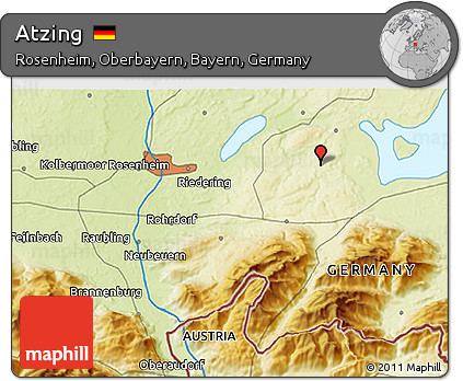 Physical 3D Map of Atzing