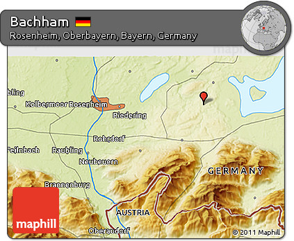 Physical 3D Map of Bachham
