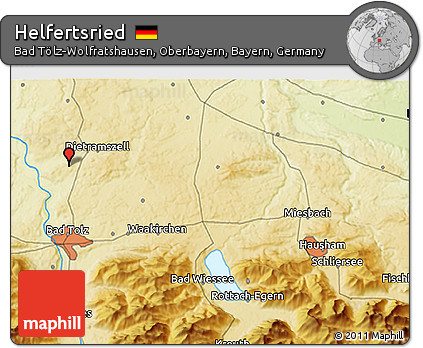 Physical 3D Map of Helfertsried