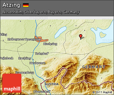 Physical 3D Map of Atzing