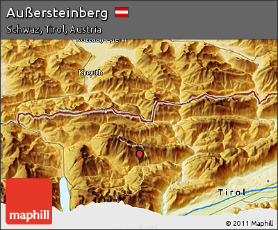 Physical 3D Map of Außersteinberg