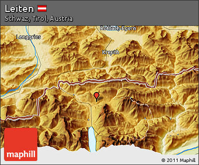 Physical 3D Map of Leiten