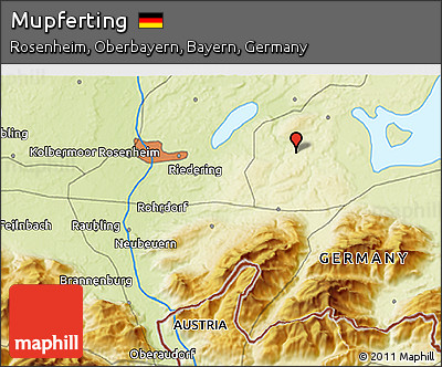 Physical 3D Map of Mupferting