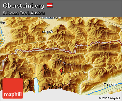 Physical 3D Map of Obersteinberg