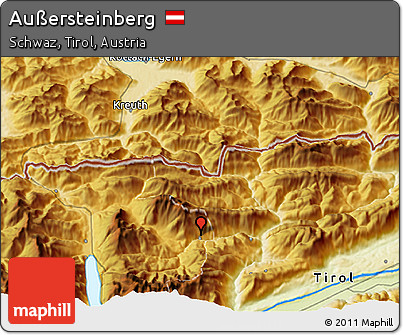 Physical 3D Map of Außersteinberg