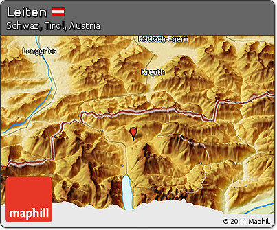 Physical 3D Map of Leiten