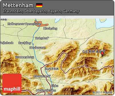 Physical 3D Map of Mettenham